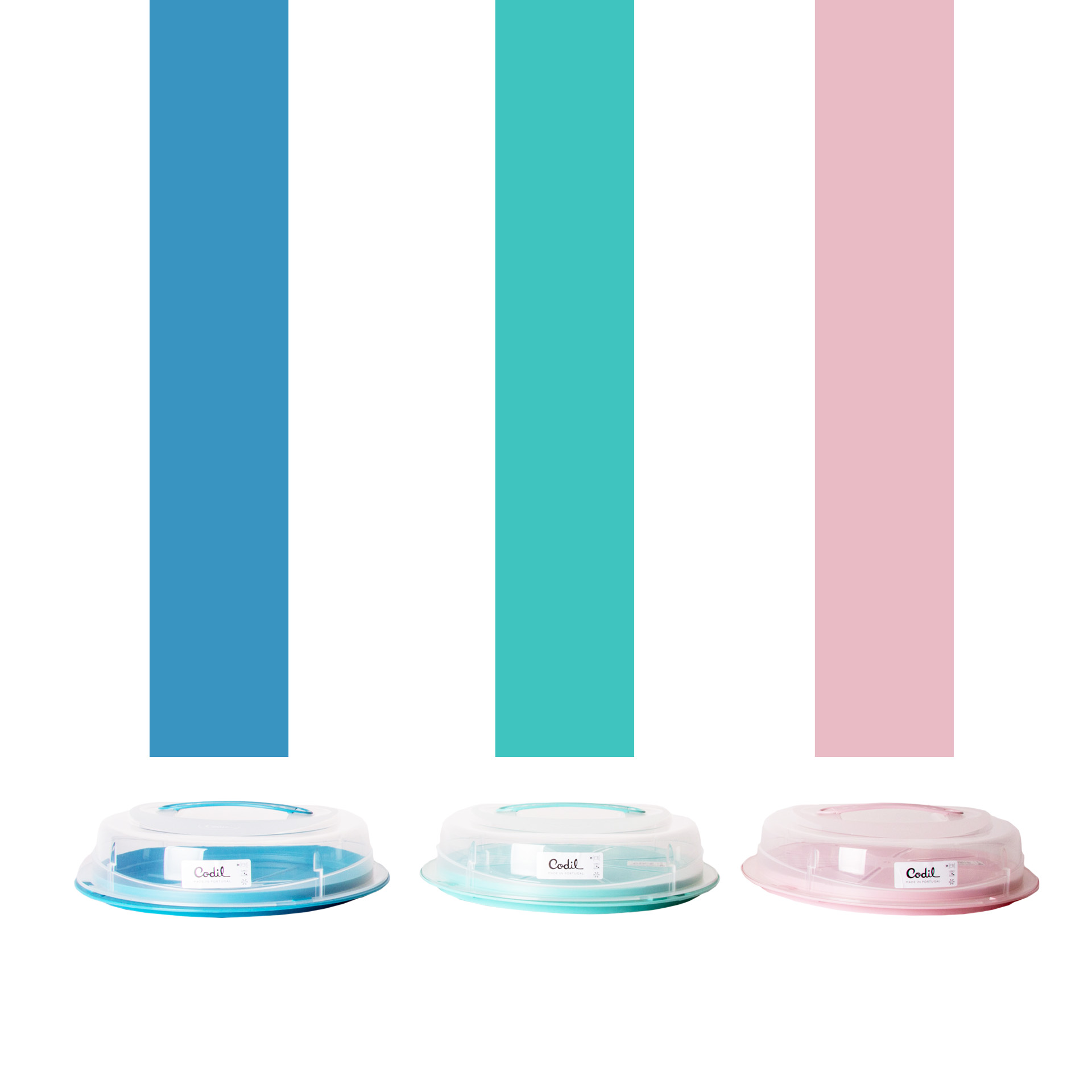 Boleira Plástica Codil Cookie Redonda 35X13.5cm