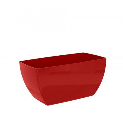 Floreira Siena 30X14.7X17cm Vermelho Escuro