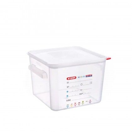 Caixa Hermtica Polipropileno Quadrada 12L 29X29X21cm