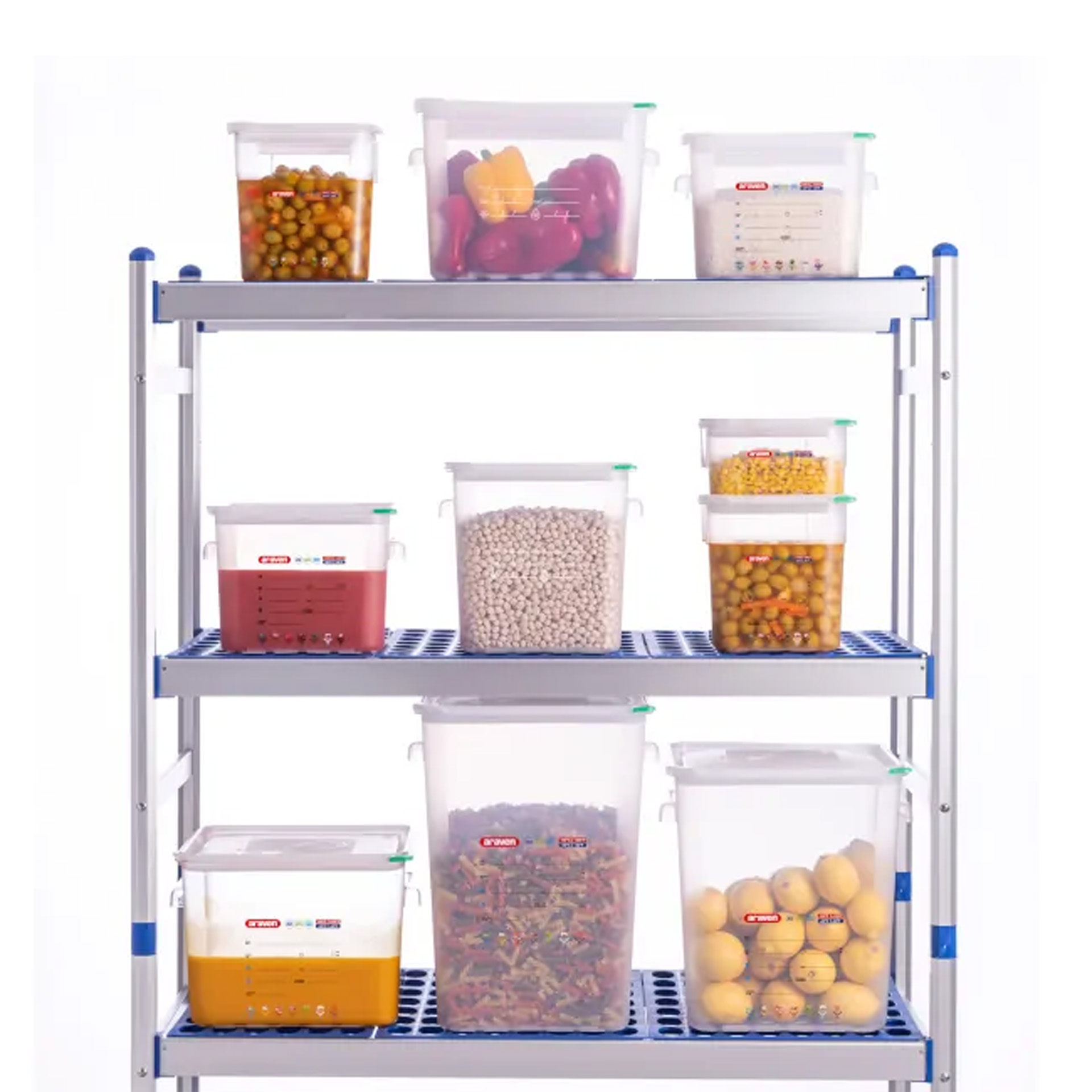 Caixa Hermética Policarbonato Quadrada 2000ml 19.5X19.5X10cm