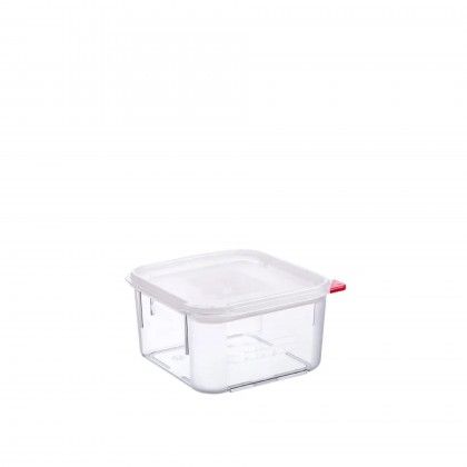 Caixa Hermética Policarbonato Quadrada 2000ml 19.5X19.5X10cm Caixa Hermética Policarbonato Quadrada 2000ml 19.5X19.5X10cm