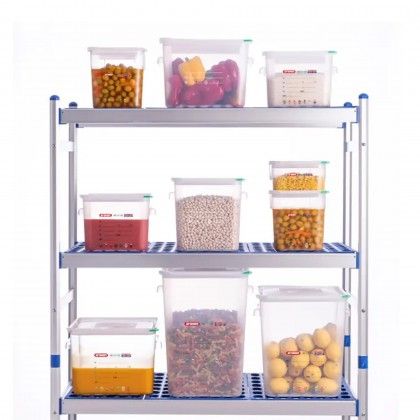 Caixa Hermética Policarbonato Quadrada 2000ml 19.5X19.5X10cm Caixa Hermética Policarbonato Quadrada 2000ml 19.5X19.5X10cm