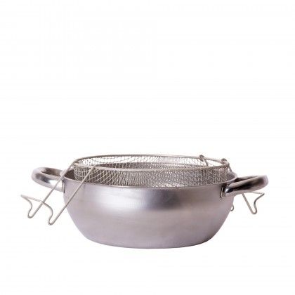 Fritadeira Induo Inox Low Cost 24cm