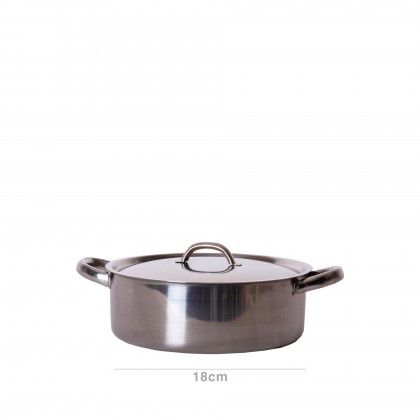 Ca�arola Indu��o Inox Low Cost 18cm
