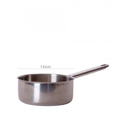 Caarola com Cabo Induo Inox Low Cost 14cm