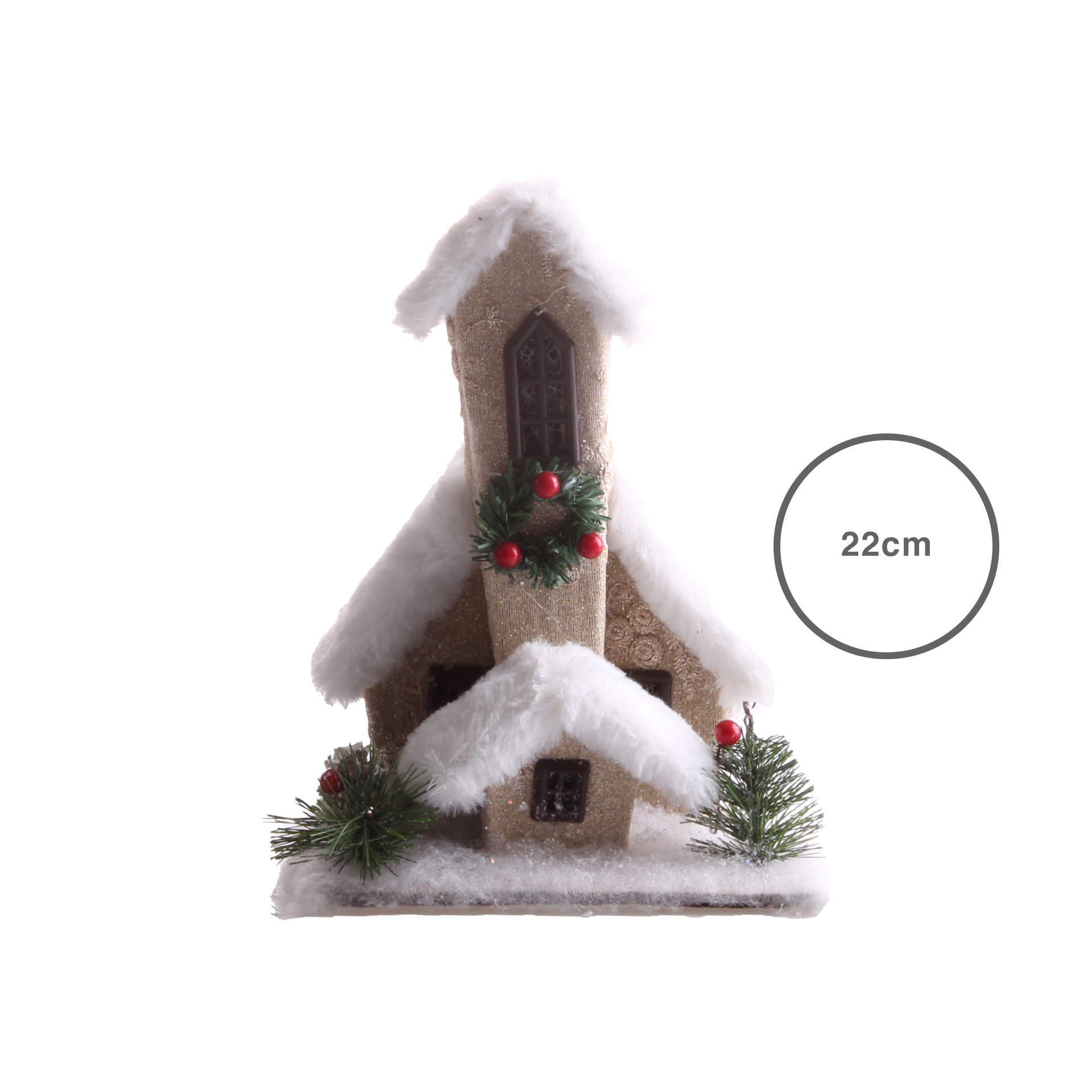 Casa Natal Com Luz 22CM