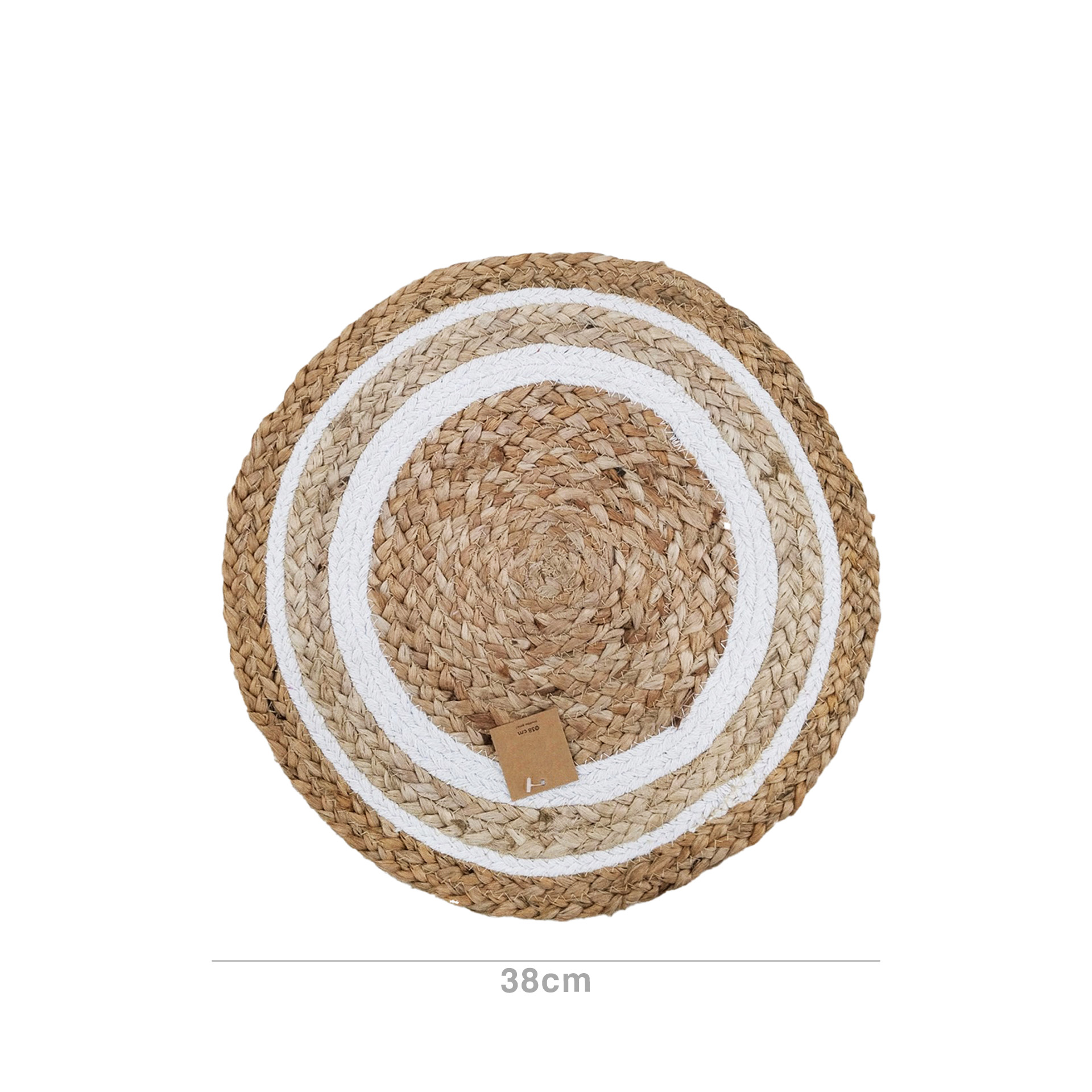 Individual Juta / Algodão Redondo 38cm