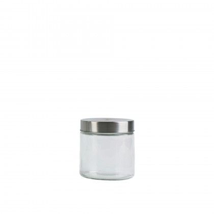 Frasco Hermtico Vidro com Tampa Metal 600ml