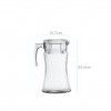 Jarro Azur com Asa Tampa Transparente 1400ml 15.7X23.5cm Jarro Azur com Asa Tampa Transparente 1400ml 15.7X23.5cm