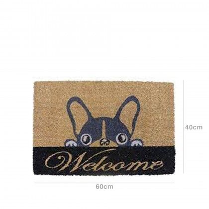 Tapete Porta Fibra Coco / Borracha 40X60cm
