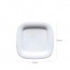 Prato Duo Quadrado Branco 19cm