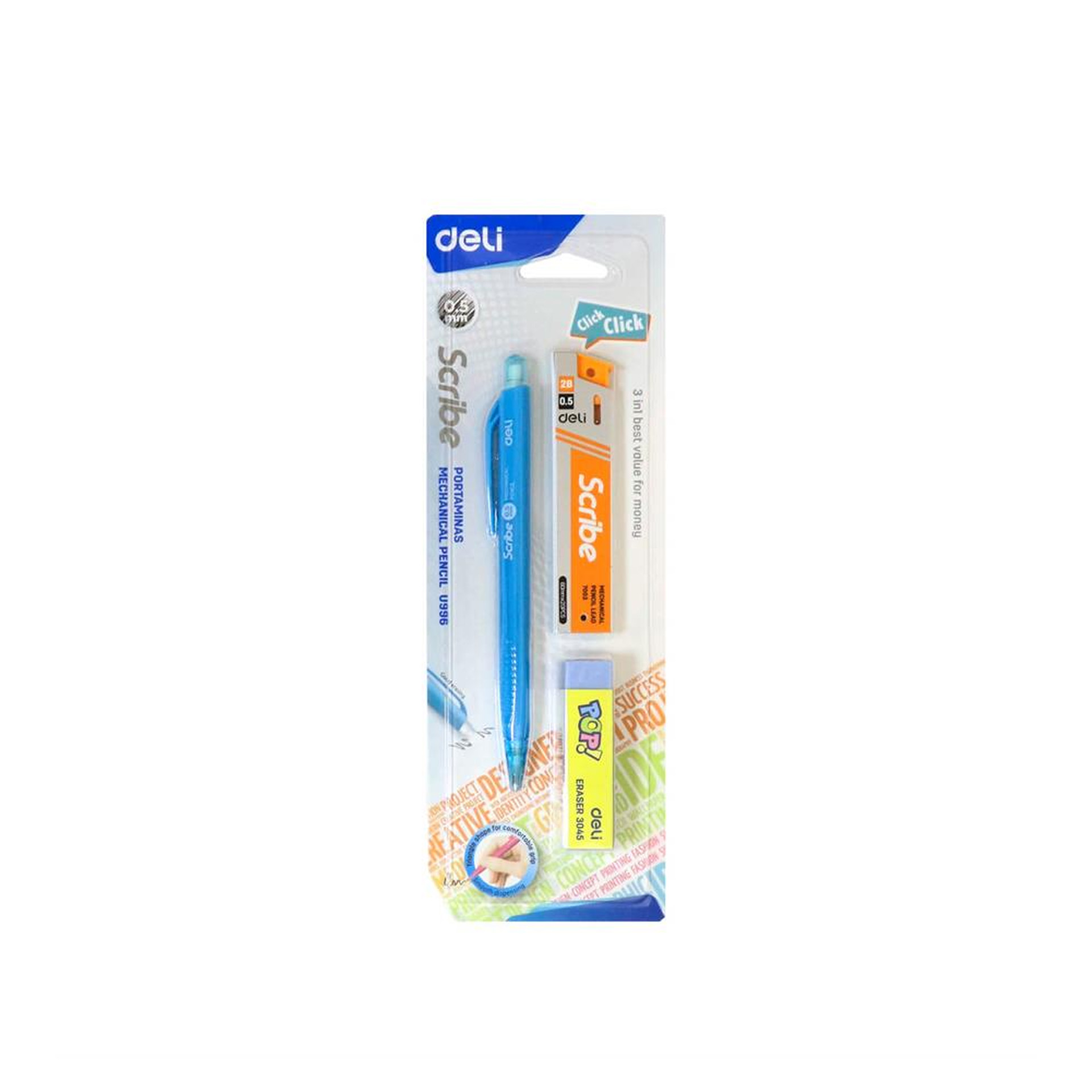 Lapiseira 0.5mm + Minas + Borracha