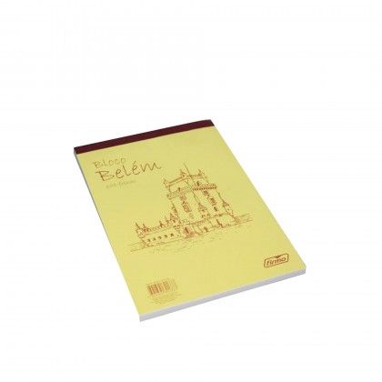 Bloco Apontamentos Belm Liso A6 100 Folhas