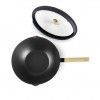 Wok Alumnio com Tampa Vidro 30cm