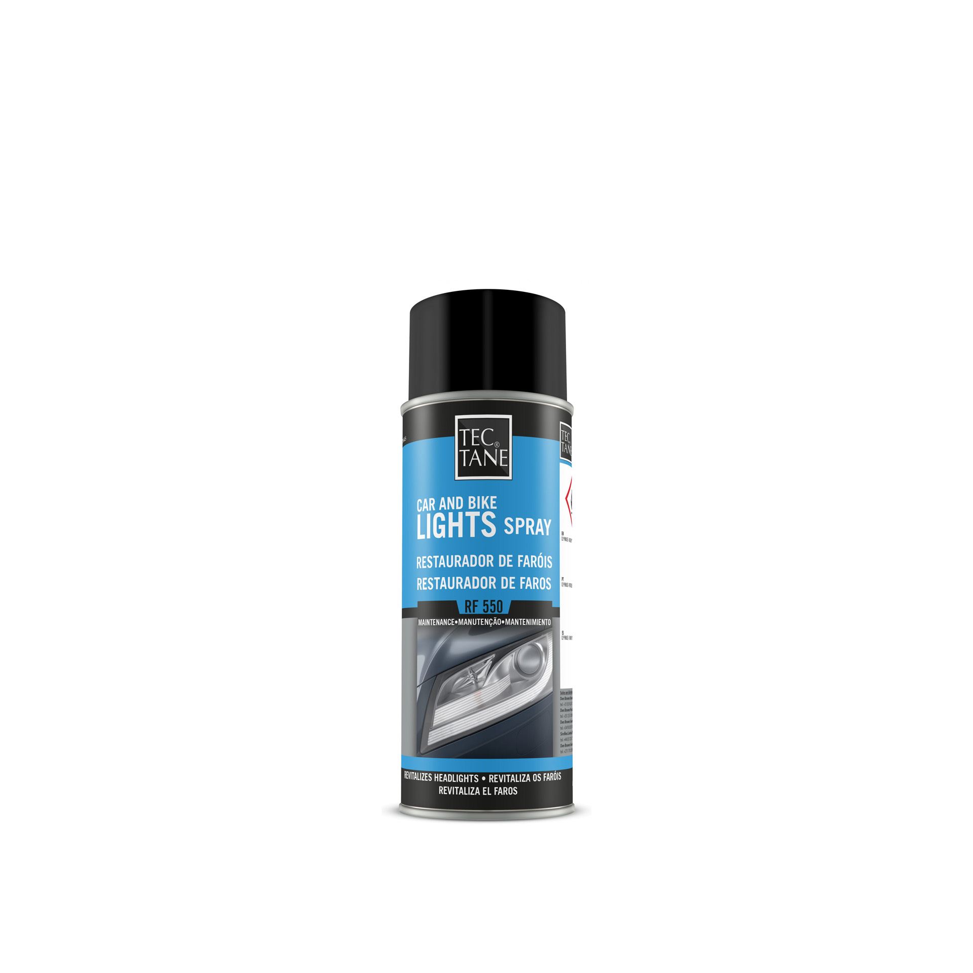 Spray Manutenção Restaurador Faróis 400ml