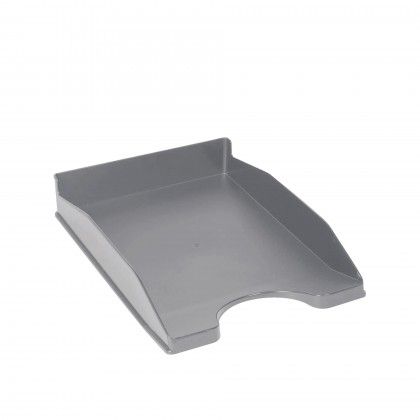 Tabuleiro Plástico A4 Opaco Cinzento Tabuleiro Plástico A4 Opaco Cinzento