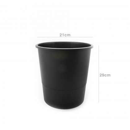 Cesto Papis Opaco Preto 12L