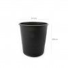 Cesto Papis Opaco Preto 12L