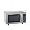 Microondas Profissional 1000W 25L 51X43X31cm