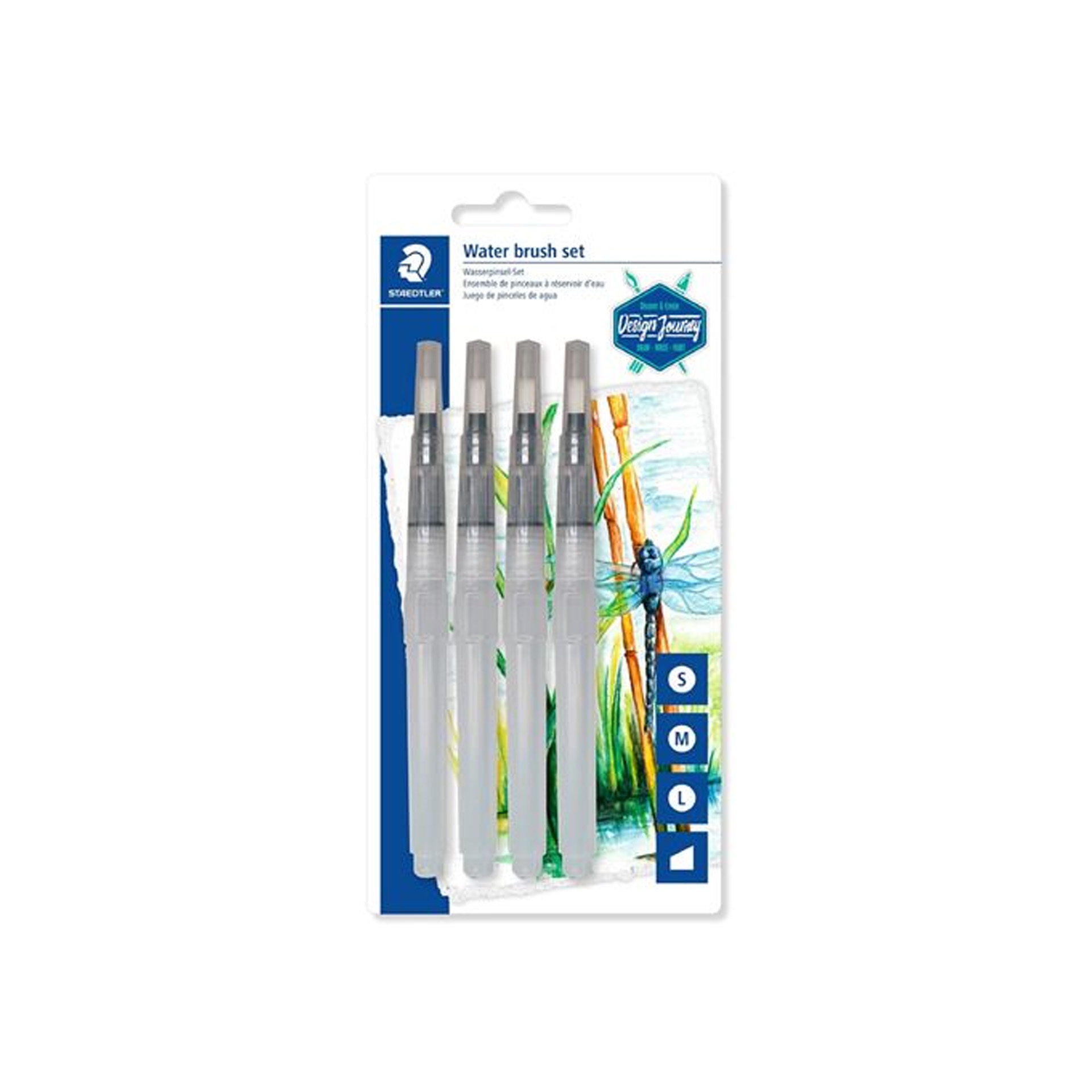 Pincel com Depósito de Água Staedtler Pack 4