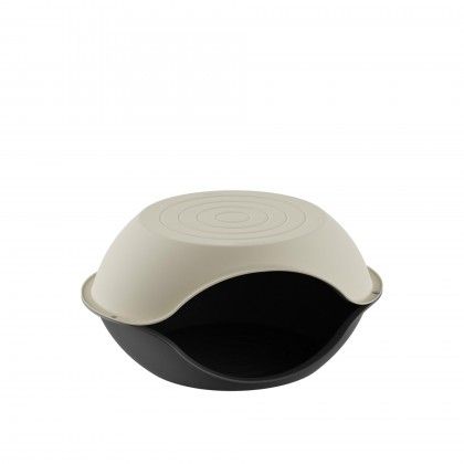 Cama Coberta Plstico Oval Bege 66X53X32cm