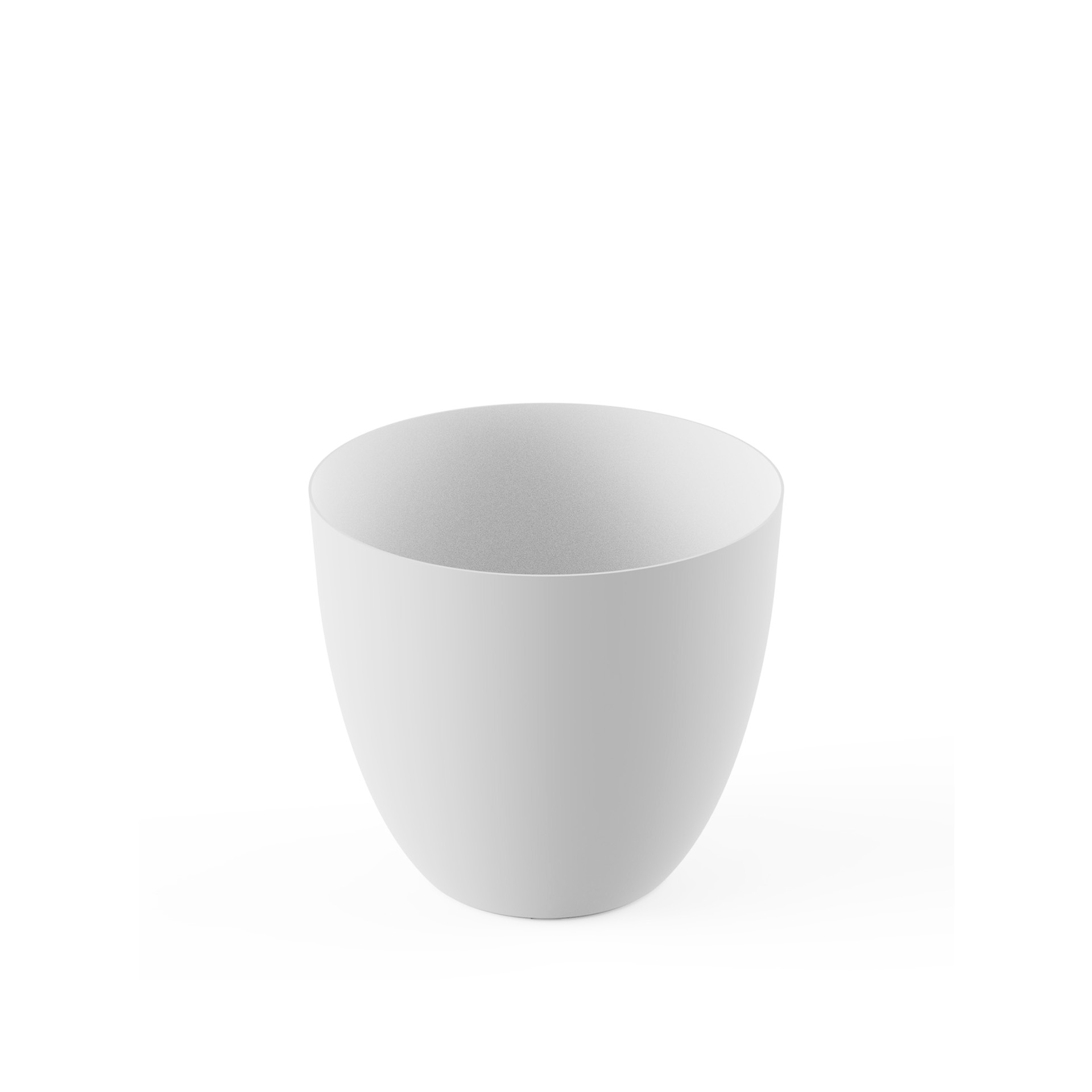 Vaso Plástico Tes Redondo Branco 3L 18X16cm