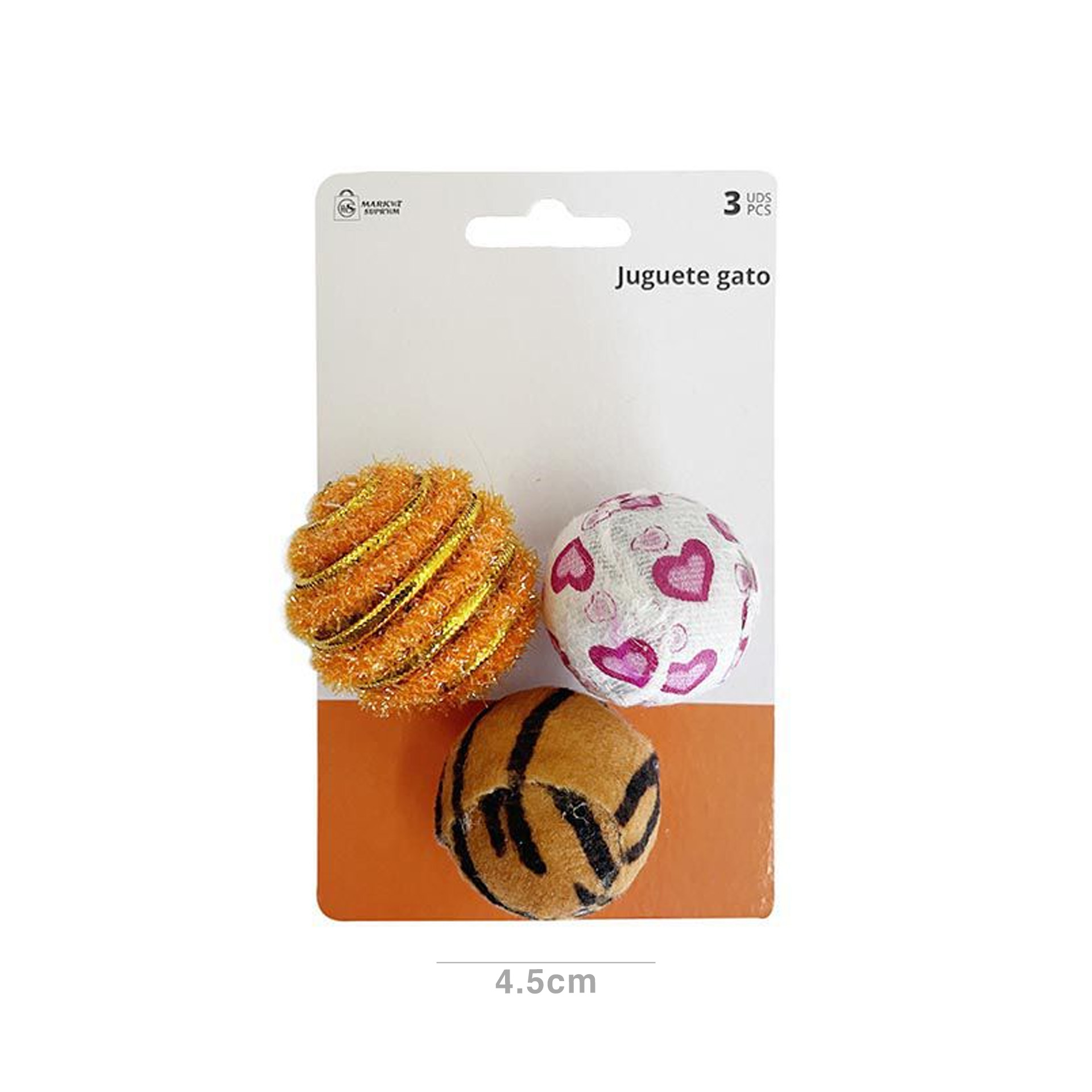 Brinquedo Gato 4.5cm Pack 3