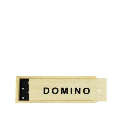 Domin� Caixa Madeira 3.5X1.7cm