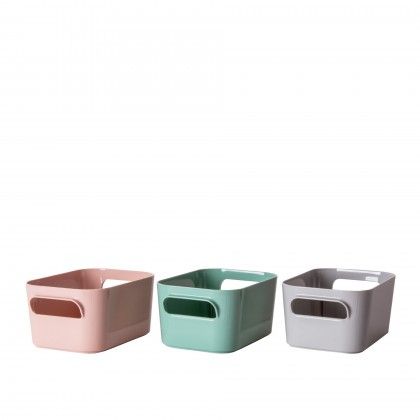 Caixa Organizadora Lua Pastel 1.5L 18X12.5X8.5cm