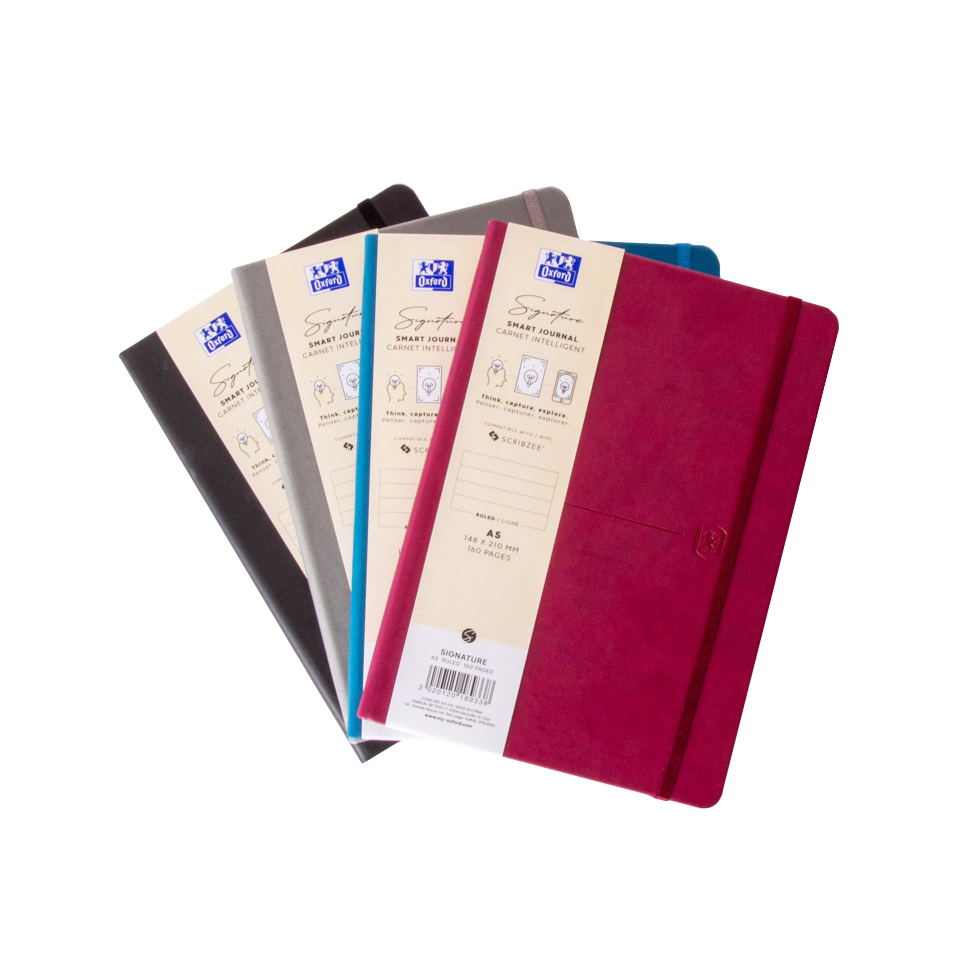 Caderno Oxford A5 + Caneta Bic 1mm + 2 Recargas Clássico