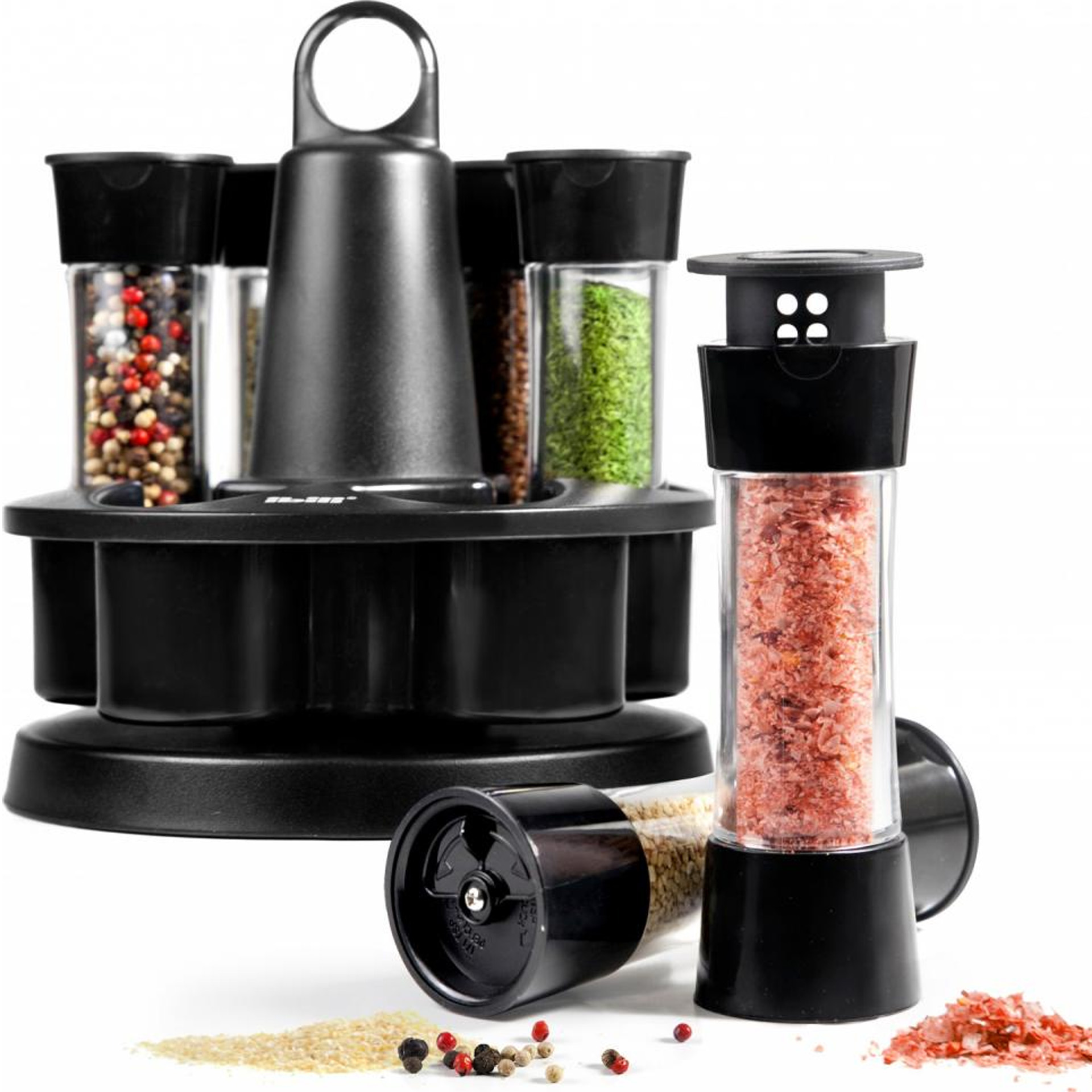 Suporte Giratório com 6 Frascos 18X21.5cm