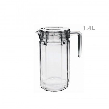 Jarro Vidro Kosem com Tampa 1400ml