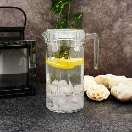 Jarro Vidro Kosem com Tampa 1400ml