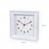 Relgio Parede Timemark Vidro Branco 30X30cm