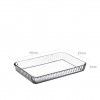 Assadeira Vidro Borcam Retangular 3800ml 40X27X5cm