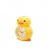 Despertador Anal�gico Infantil Donald Pl�stico Amarelo 13X16X10cm
