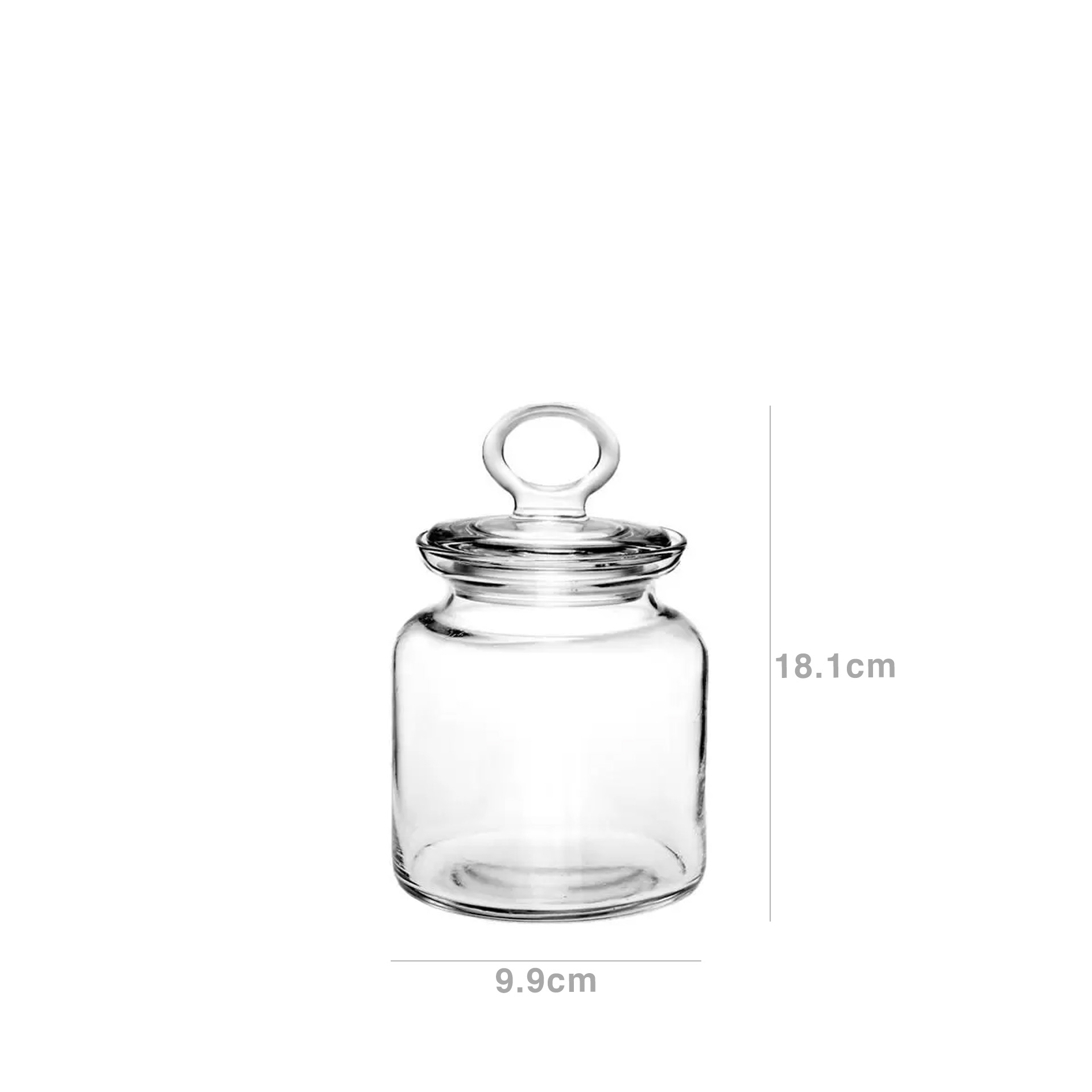 Frasco Hermético Pasabahçe Kitchen 1000ml 9.9X18.1cm