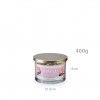 Vela Copo Vidro Tampa Ouro Azahar 400gr 12.5X8.6cm