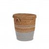 Cesto Vime com Tampa Redondo 4000ml 36X43cm