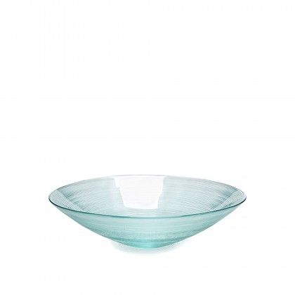 Centro Mesa Vidro Rayas 39X10cm