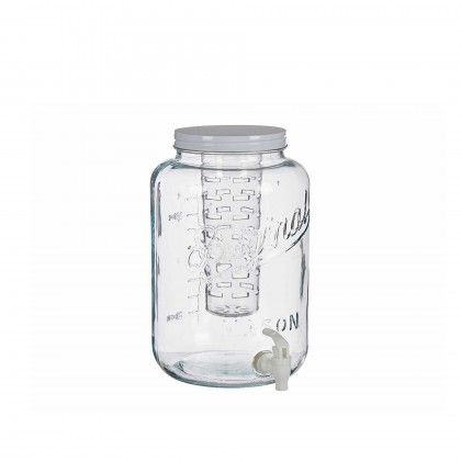 Dispensador Vidro com Torneira 8000ml 20.7X31.5cm