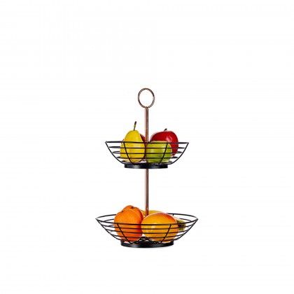 Fruteira 2 Cestos 28.5X28.5X42.3cm