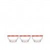 Saladeira com Tampa 275ml 10.5X6cm Pack 3