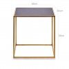 Mesa Apoio Metal Quadrado 50X50X50cm