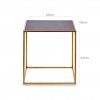 Mesa Apoio Metal Quadrado 50X50X50cm