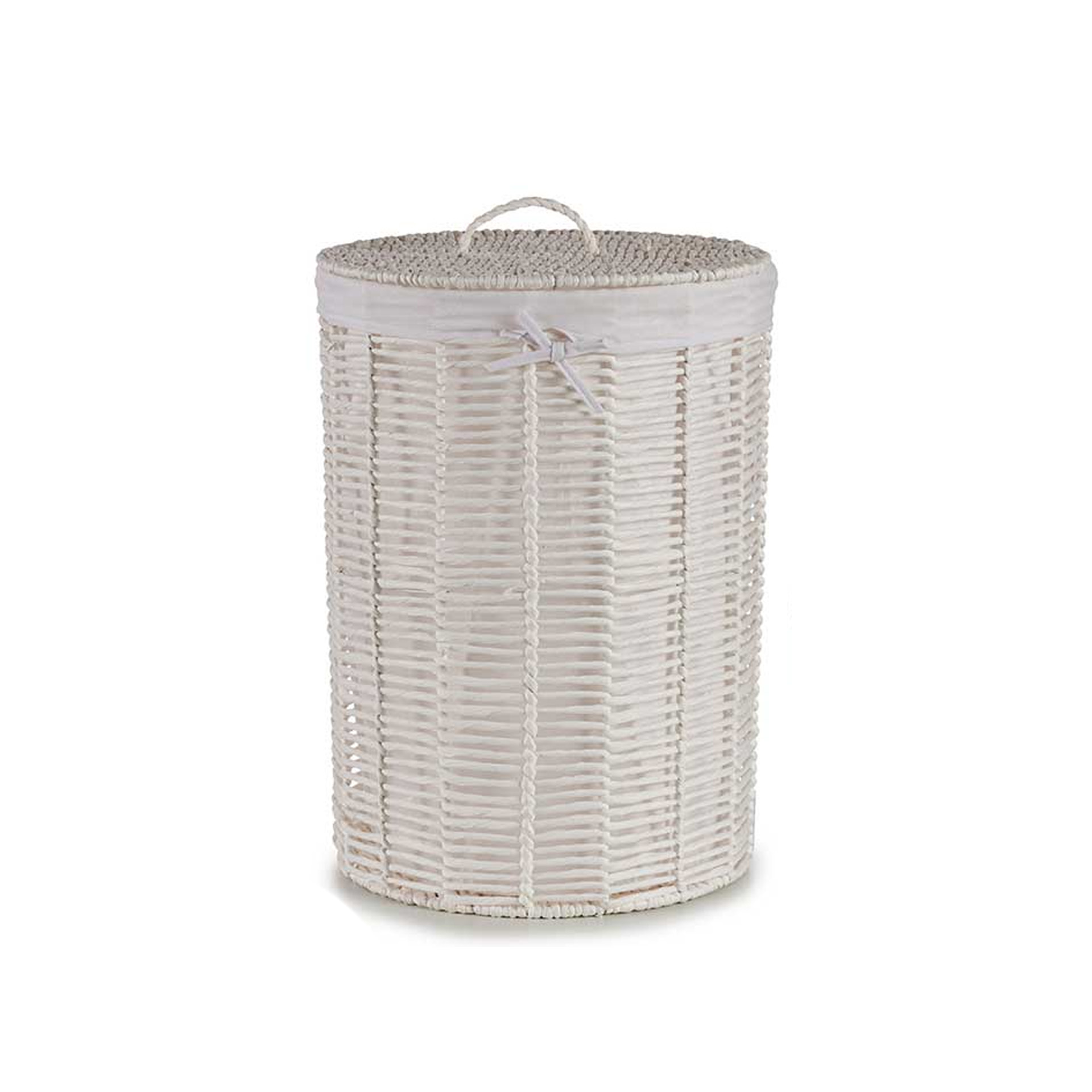 Cesto Multiusos Tela / Vime Redondo 76L 44X56cm