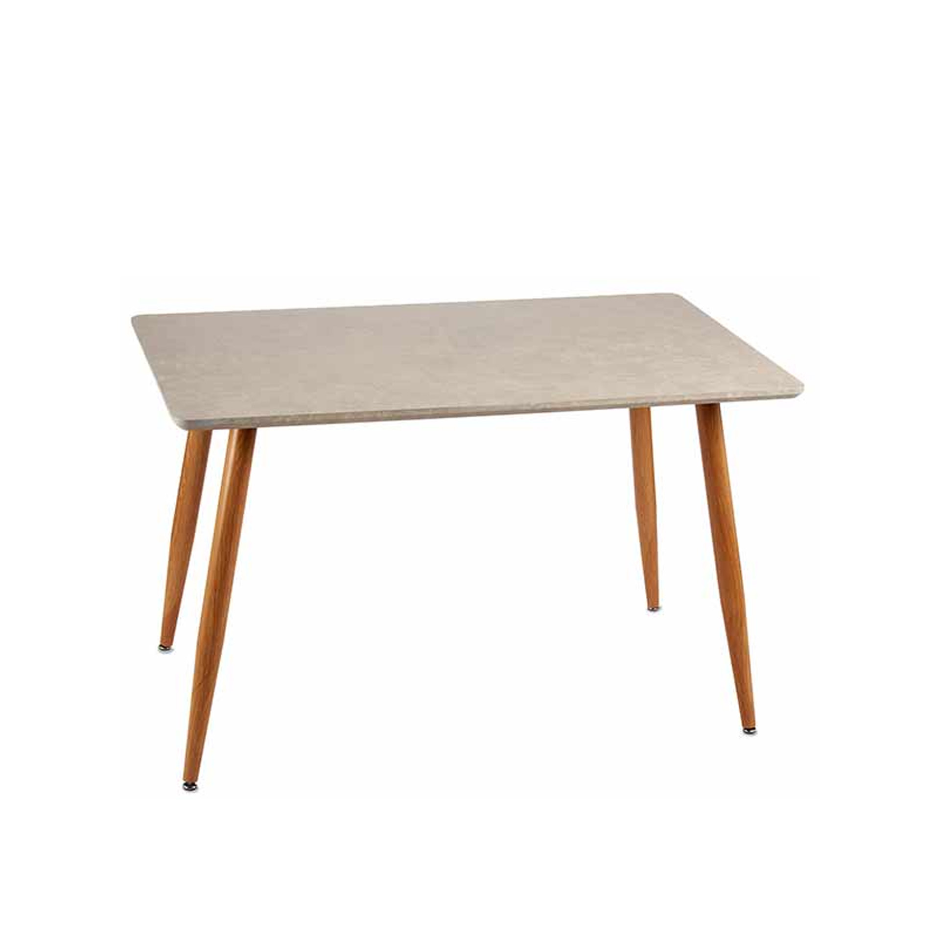 Mesa Efeito Pedra Branco 75X70X120cm