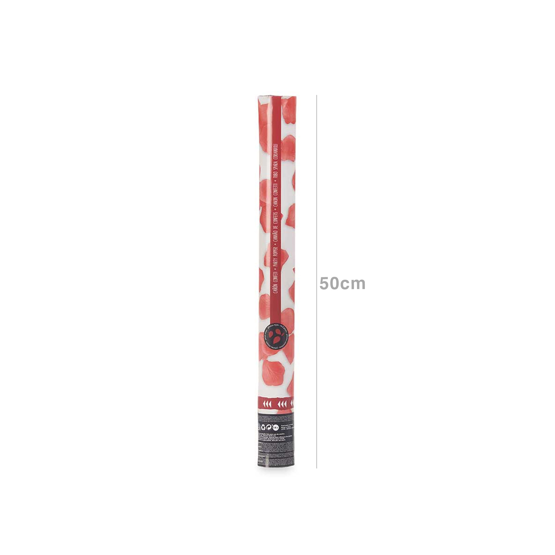 Tubo Lança Confetis Pétalas 50cm