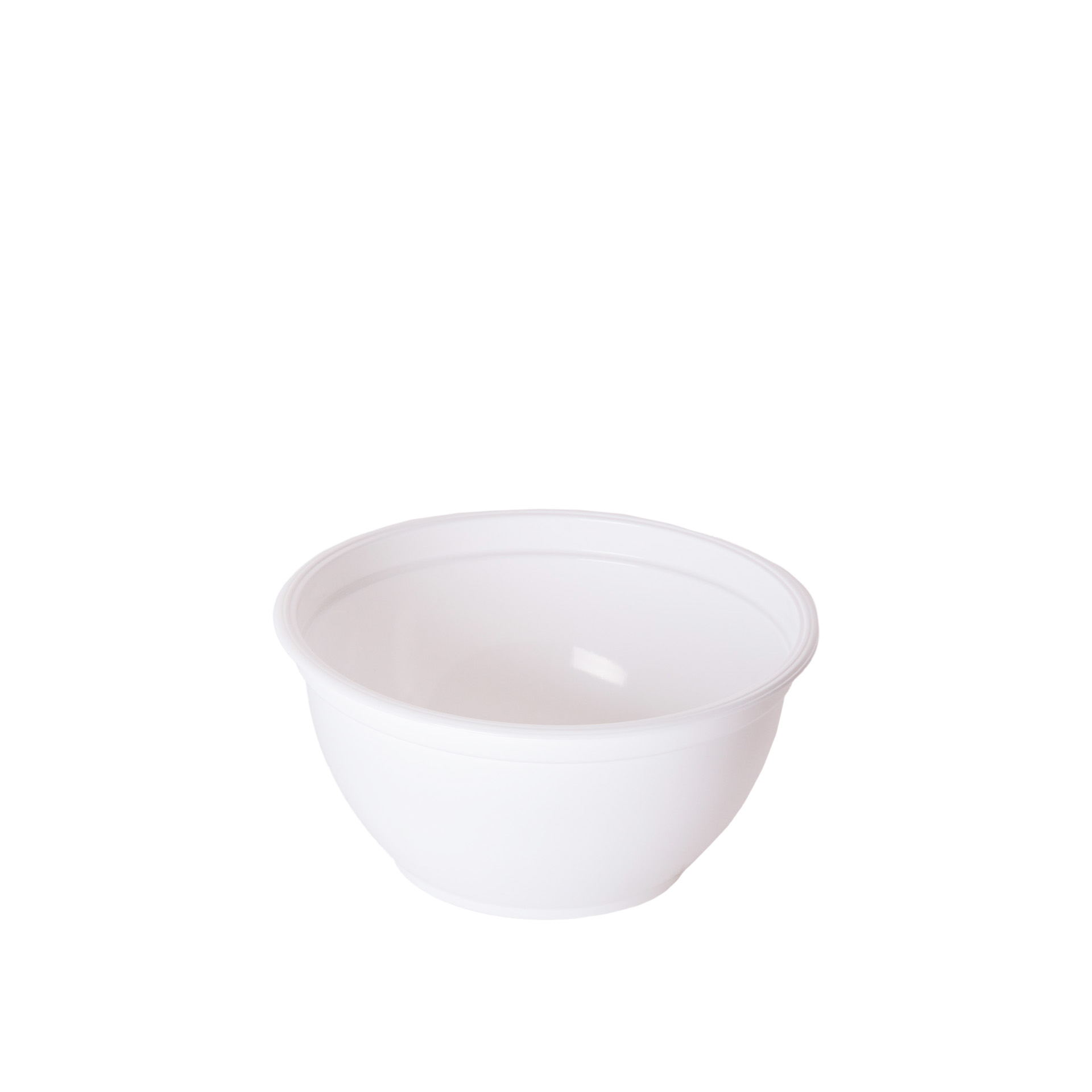 Tigela Plástica Descartável Branco 11.5cm Pack 50