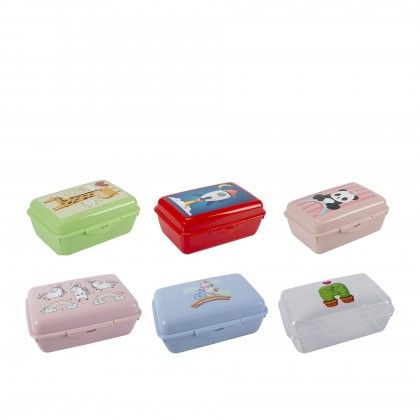 Caixa Fantasia Plstico Multicor 750ml 15.6X10.07X6.5cm